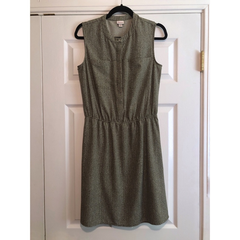 📦CLEARANCE [MERONA] Olive Patterned Pocket Dress